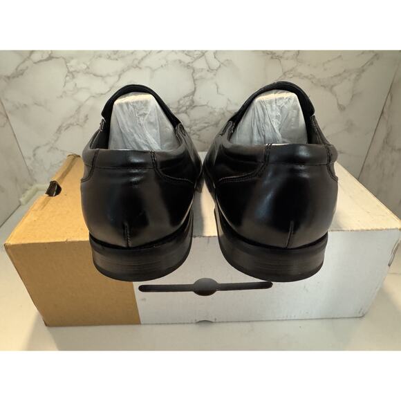 Call It Spring Men's Loafers Black Leather 10 Casual Comfort Dress Arch Shoes - Picture 4 of 7